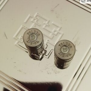 Precision "Toledo" certified 1/2oz. Weights..set of 2 which is 1 oz. Total